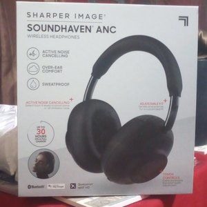 Sharper image SOUNDHAVEN WIRELESS BLUETOOTH HEADPHONES